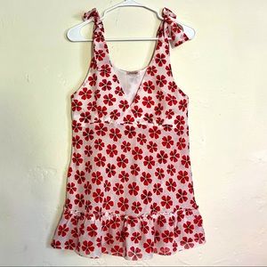 2/$20 Papaya Floral Top